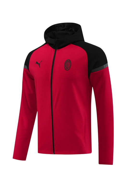 AAA Quality AC Milan 24/25 Hoodie - Red/Black